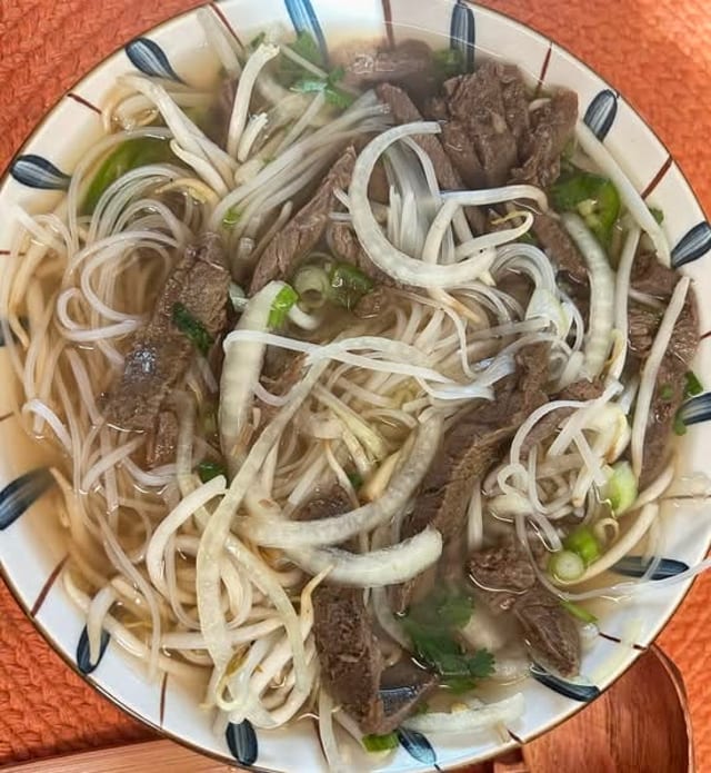 Grilled Beef Pho.