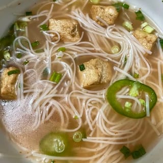 Fried Tofu Pho