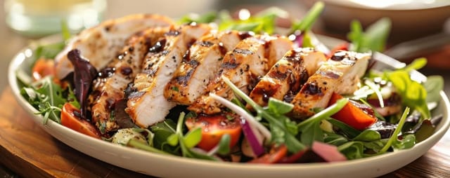Steamed Chicken Salad.