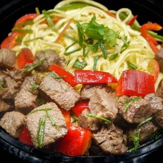 Filet Mignon Garlic Noodles