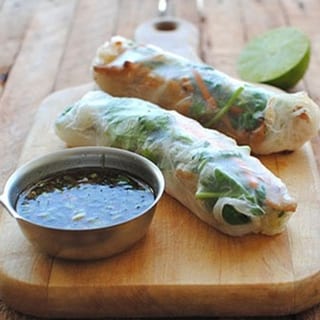 Grilled Chicken Fresh Rolls